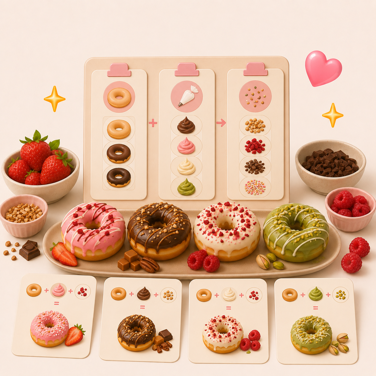 Donut Flavor Pairing & Recipe Builder